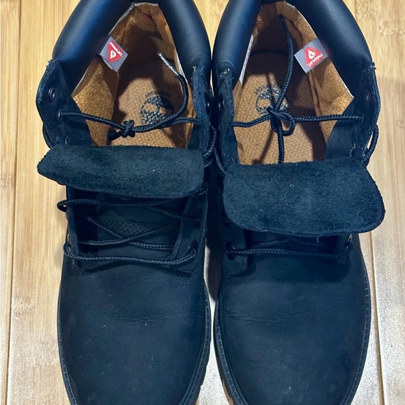 Timberland Big Kids Black Combat Boots - Picture 5 of 6